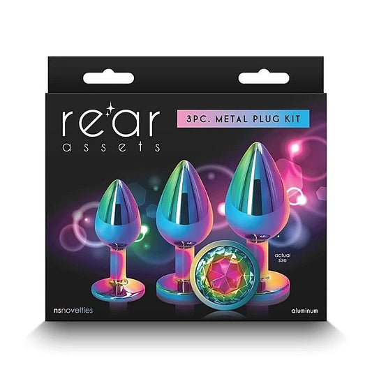 Rear Assets Trainer 3 Piece Rainbow Gem by NS Novelties