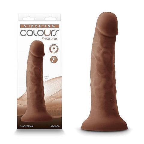 Colors Pleasures - 7 Inch Vibrating Dong by NS Novelties