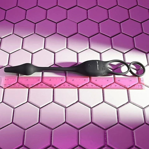 Plug & Tug Rechargeable Cock Ring by Evolved