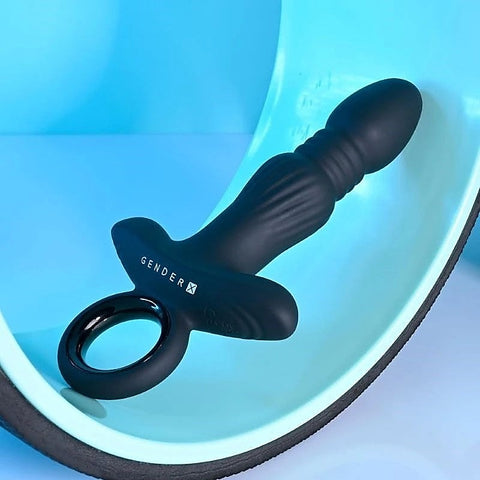 Dual Delight Beaded Plug and Mini-Vibe Combo by Evolved