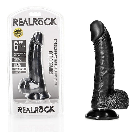 RELOCK Curved Dildo + Balls by Shots Toys