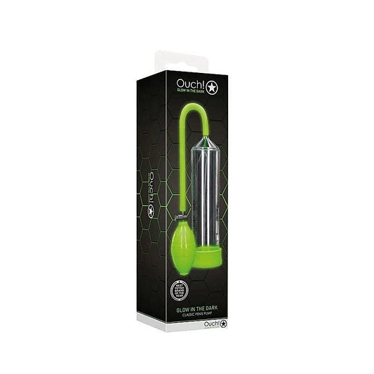 OUCH! Glow-in-the-Dark Penis Pump by Shots Toys