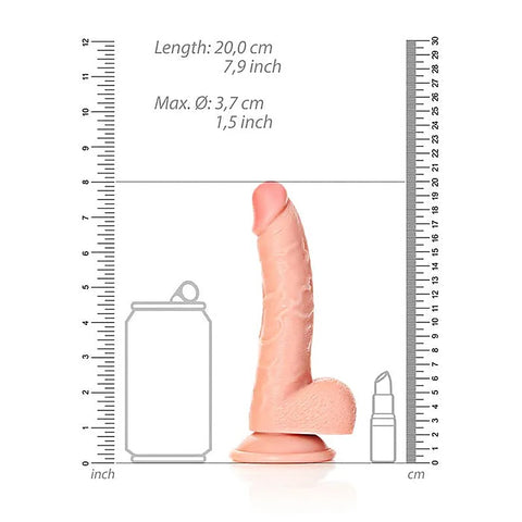 REALROCK Curved Dildo by Shots Toys