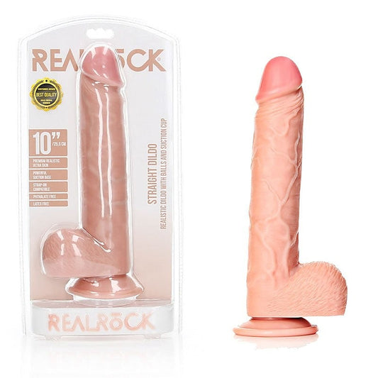 REALROCK Waterproof Dildo + Balls by Shots Toys