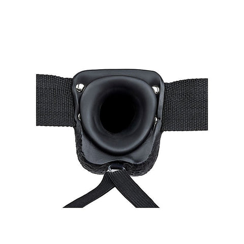 REALROCK Vibrating Hollow Strap-On by Shots Toys