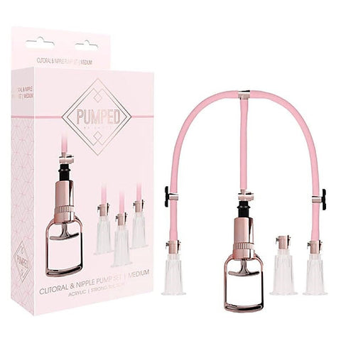 PUMPED Clitoral & Nipple Pump Set by Shots Toys