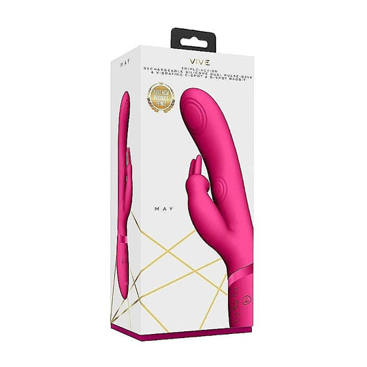 Vive MAY Dual Pulse Wave Rabbit Vibrator by Shots Toys