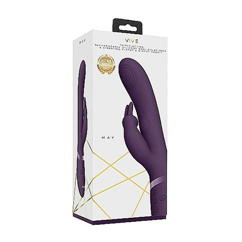 Vive MAY Dual Pulse Wave Rabbit Vibrator by Shots Toys