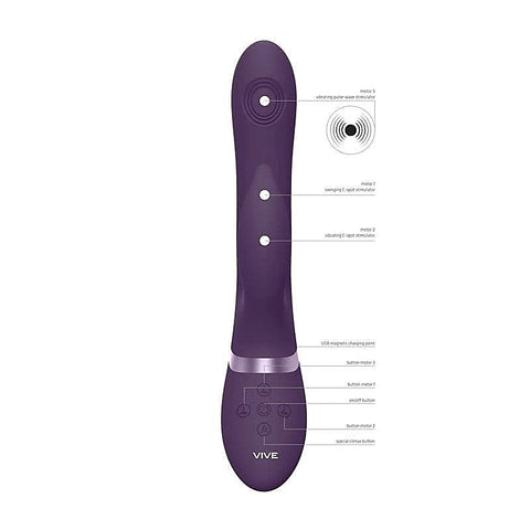 Customizable Pleasure Rabbit AIMI by Shots Toys