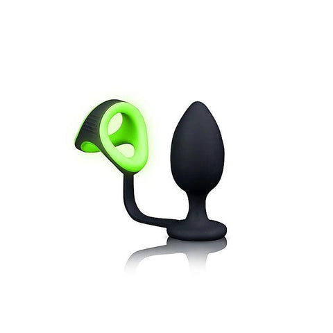 Ouch! Dual-Glow Illuminating Plug by Shots Toys