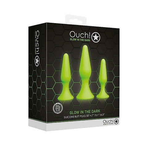 OUCH! Luminous Pleasure Plug by Shots Toys