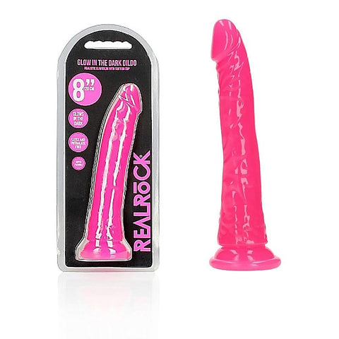 REALROCK 20 cm Slim Glow-in-the-Dark by Shots Toys