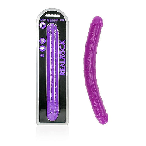 REALROCK Cosmic Glow Double Dong by Shots Toys