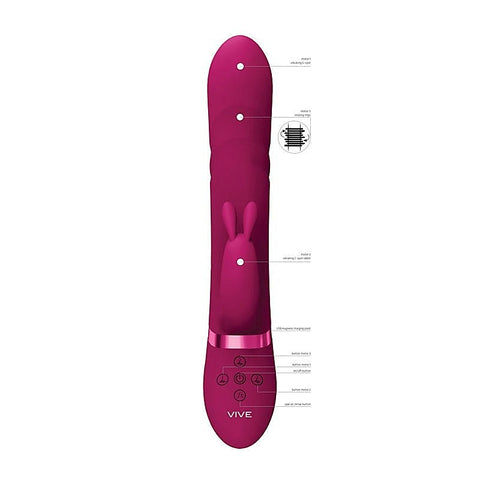 Vive Nari Customizable Rabbit Vibrator by Shots Toys