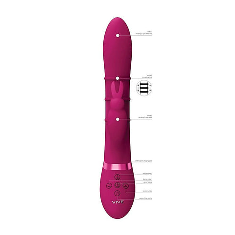 VIVE Sora Rabbit Vibrator by Shots Toys