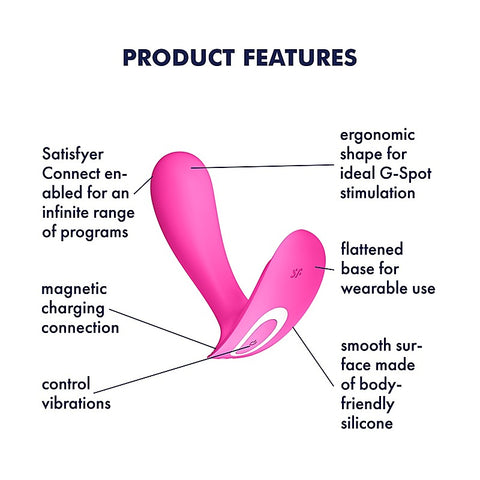 Top Secret App Control G Spot Vibrator by Satisfyer