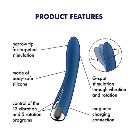 Spinning Vibe 1 Multi Functions G Spot Massager by Satisfyer