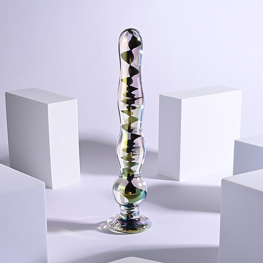 Playboy Pleasure JEWELS WAND Glass Dildo by Evolved