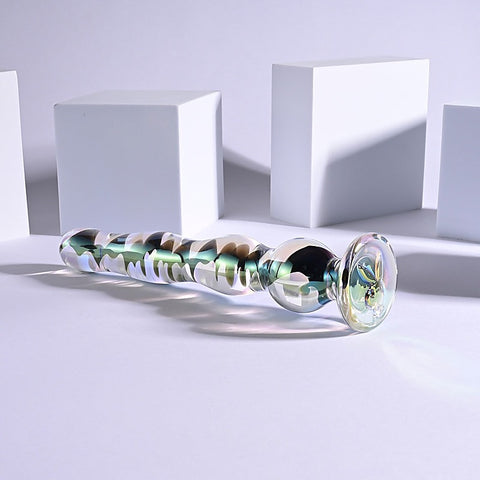 Playboy Pleasure JEWELS WAND Glass Dildo by Evolved