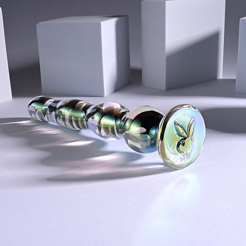 Playboy Pleasure JEWELS WAND Glass Dildo by Evolved