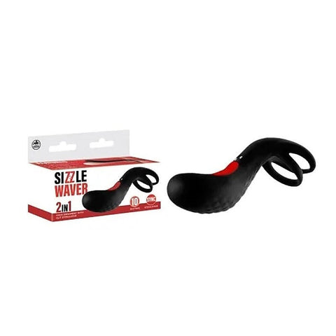 Sizzle Waver Vibrating Cock Ring by NANMA