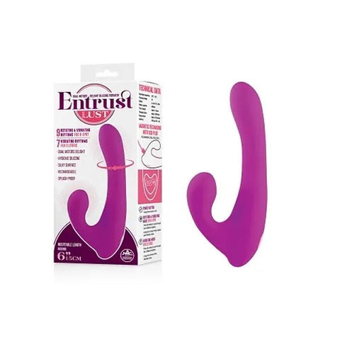 Entrust-With-Lust Dual-Stimulation Vibrator