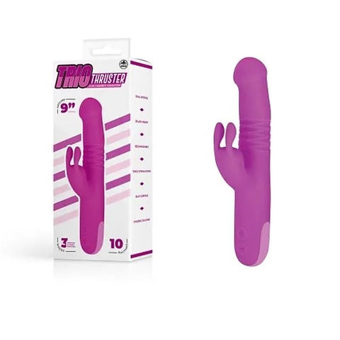Trio Thruster 3-in-1 Rabbit Vibrator by NANMA Corporation