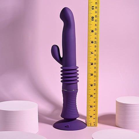 Hoppy Ending Thrusting Rabbit Vibrator by Evolved