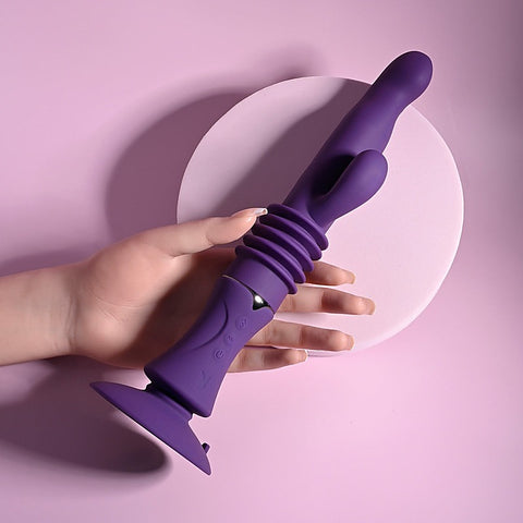 Hoppy Ending Thrusting Rabbit Vibrator by Evolved