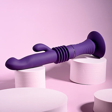 Hoppy Ending Thrusting Rabbit Vibrator by Evolved