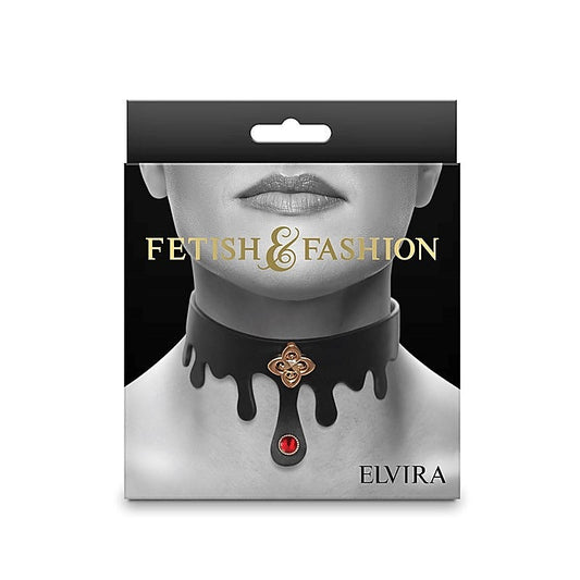 Elvira Bondage Collar by NS Novelties