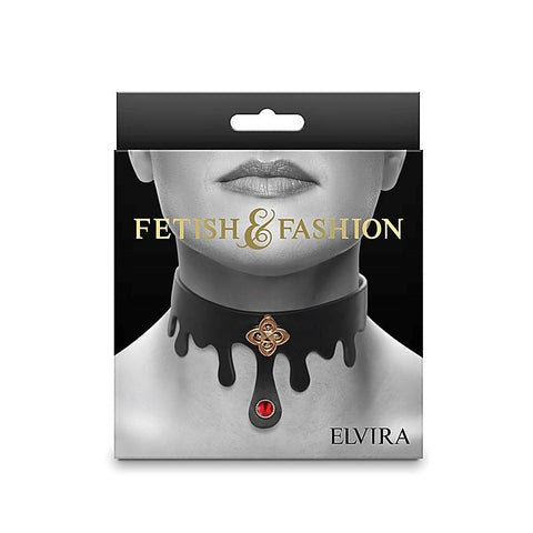 Elvira Bondage Collar by NS Novelties