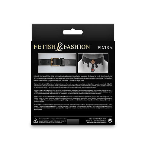 Elvira Bondage Collar by NS Novelties