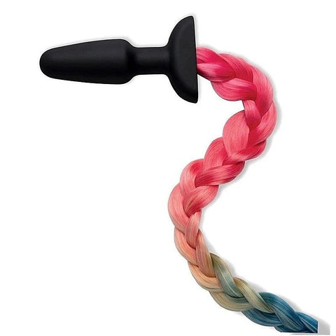 Furry Tales Silicone Rainbow Tail Butt Plug by Xgen Products