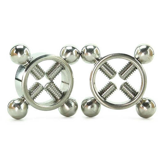 Rings Of Fire Stainless Steel Nipple Press Set by XR Brands