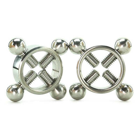 Rings Of Fire Stainless Steel Nipple Press Set by XR Brands