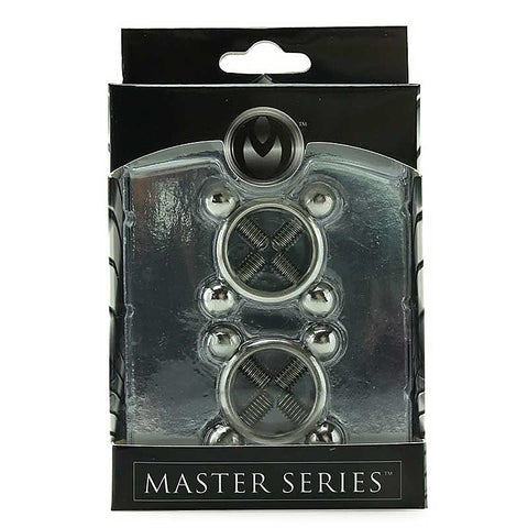 Rings Of Fire Stainless Steel Nipple Press Set by XR Brands