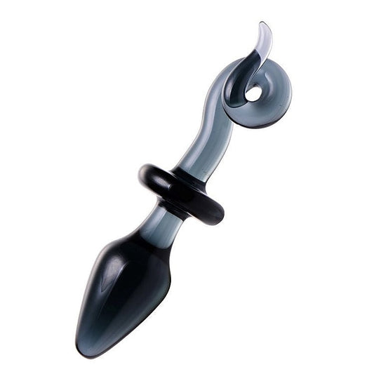 Swine Pig Tail Glass Anal Plug by XR Brands
