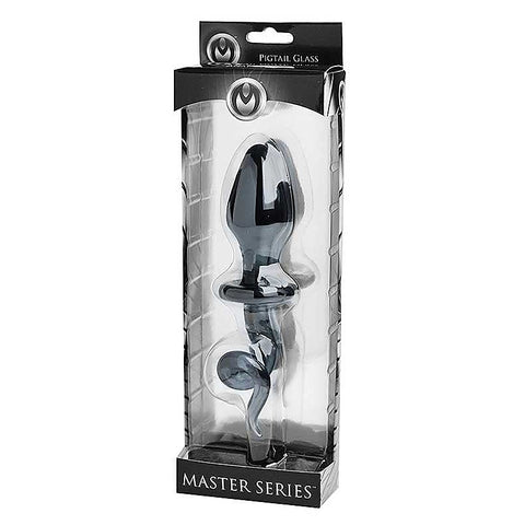 Swine Pig Tail Glass Anal Plug by XR Brands