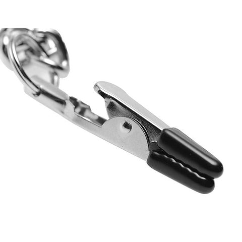 Collar Nipple And Clit Clamp Set by XR Brands