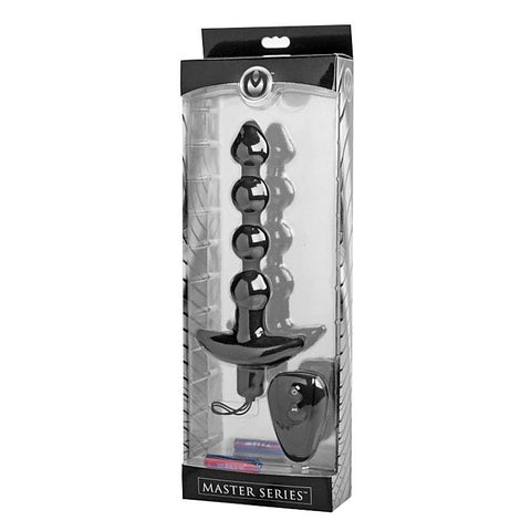 7 Speed Silicone Beaded Anal Vibe by XR Brands