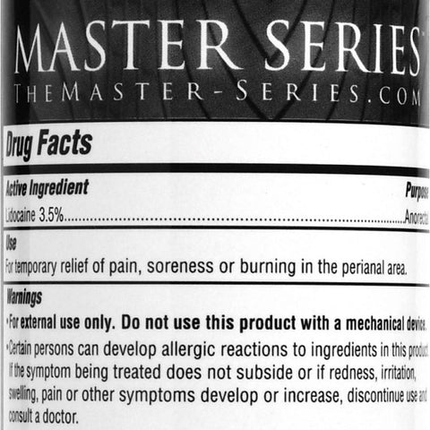 Jizz Cum Scented Anal Numbing Desensitizing Lube