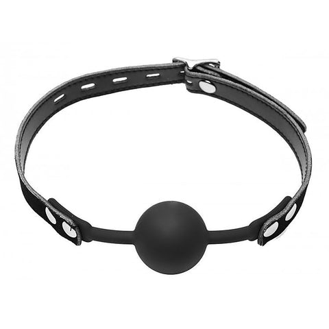 Hush Locking Silicone Comfort Ball Gag by XR Brands