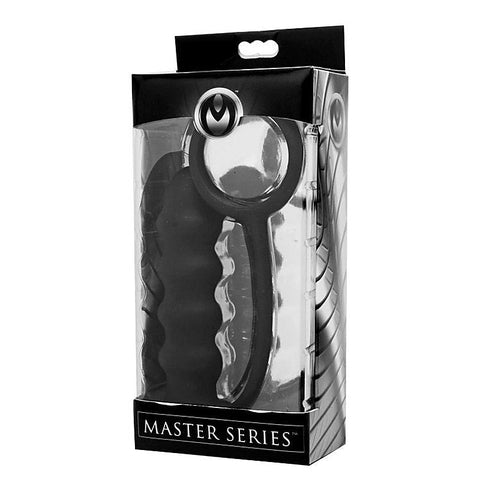 Rippler Vibrating Silicone Anal Plug with Cock Ring
