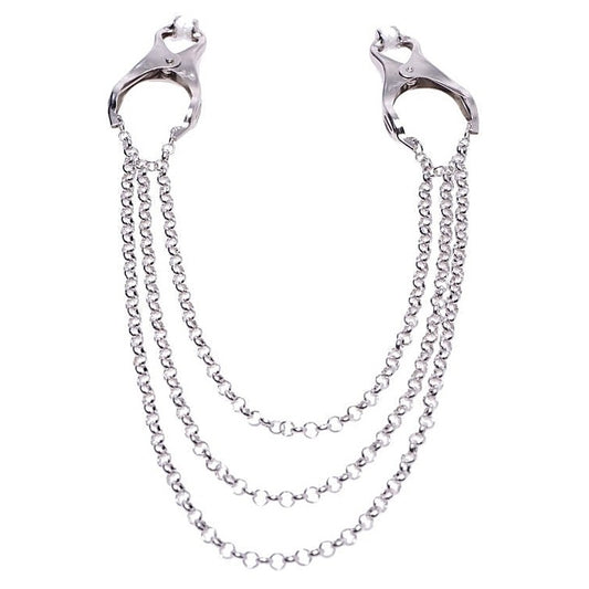 Affix Triple Chain Nipple Clamps by XR Brands