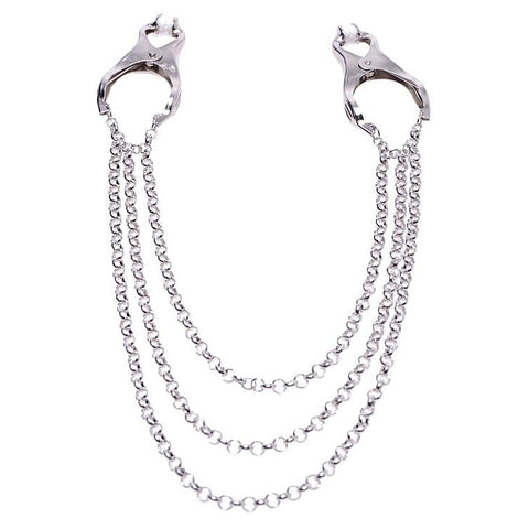 Affix Triple Chain Nipple Clamps by XR Brands