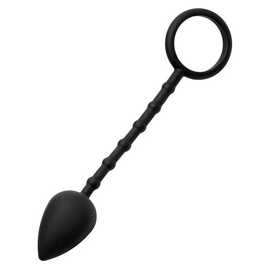 Imbed L Silicone Anal Plug and Cock Ring by XR Brands