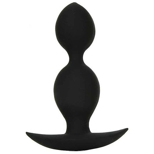 Orbs Steel Weighted Duotone Anal Plug by XR Brands
