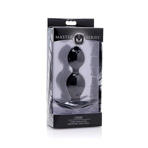Orbs Steel Weighted Duotone Anal Plug by XR Brands