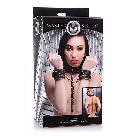 Coax Collar To Wrist Restraints by XR Brands